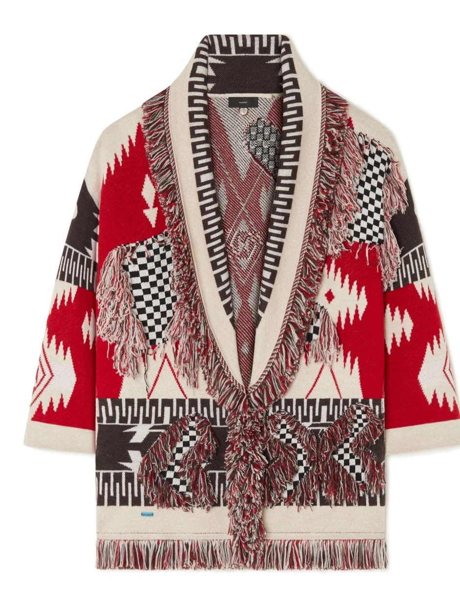 Affordable Women Racing cardigan Alanui wool Icon 0825